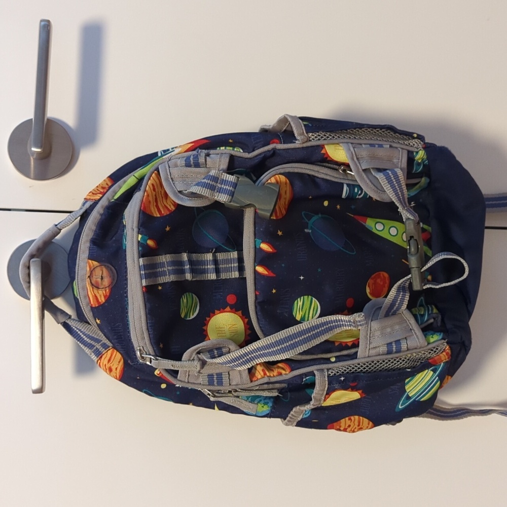 Pottery Barn Kid Solar Backpack, Navy, Small